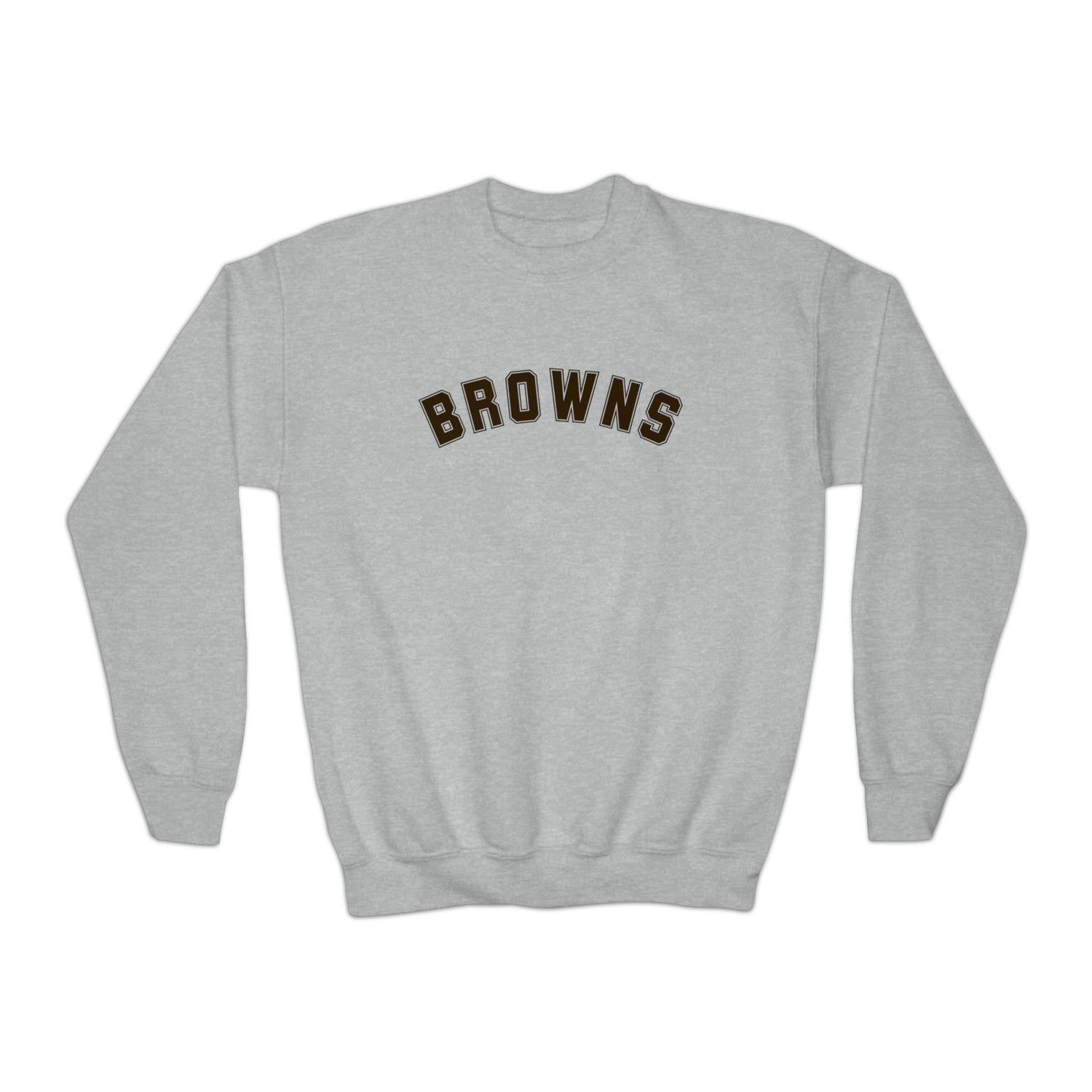Youth Browns Crewneck Sweatshirt, - Home Field Fan