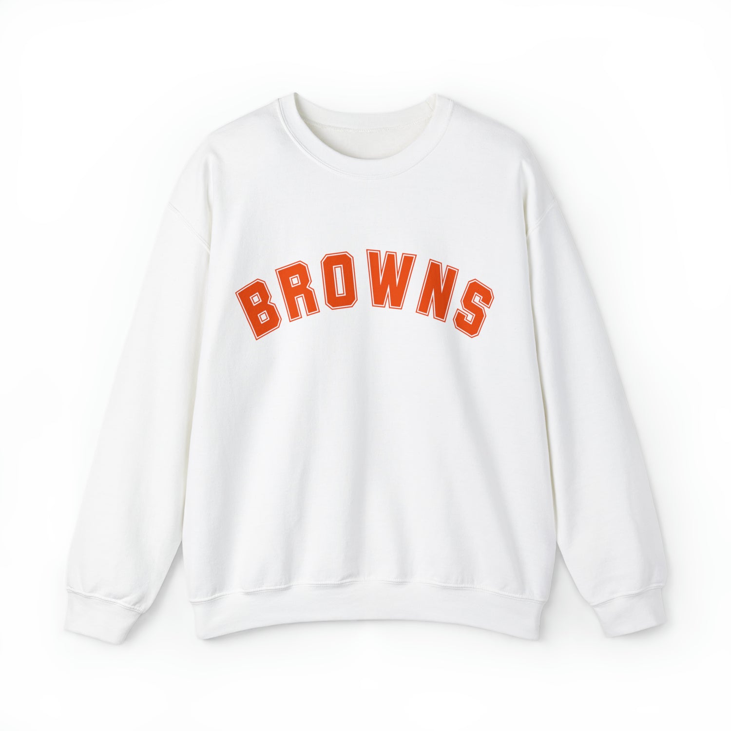 Retro Browns Cleveland Crew Neck Sweatshirt - Home Field Fan
