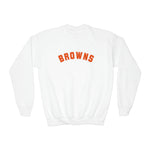Youth Browns Crewneck Sweatshirt, - Home Field Fan