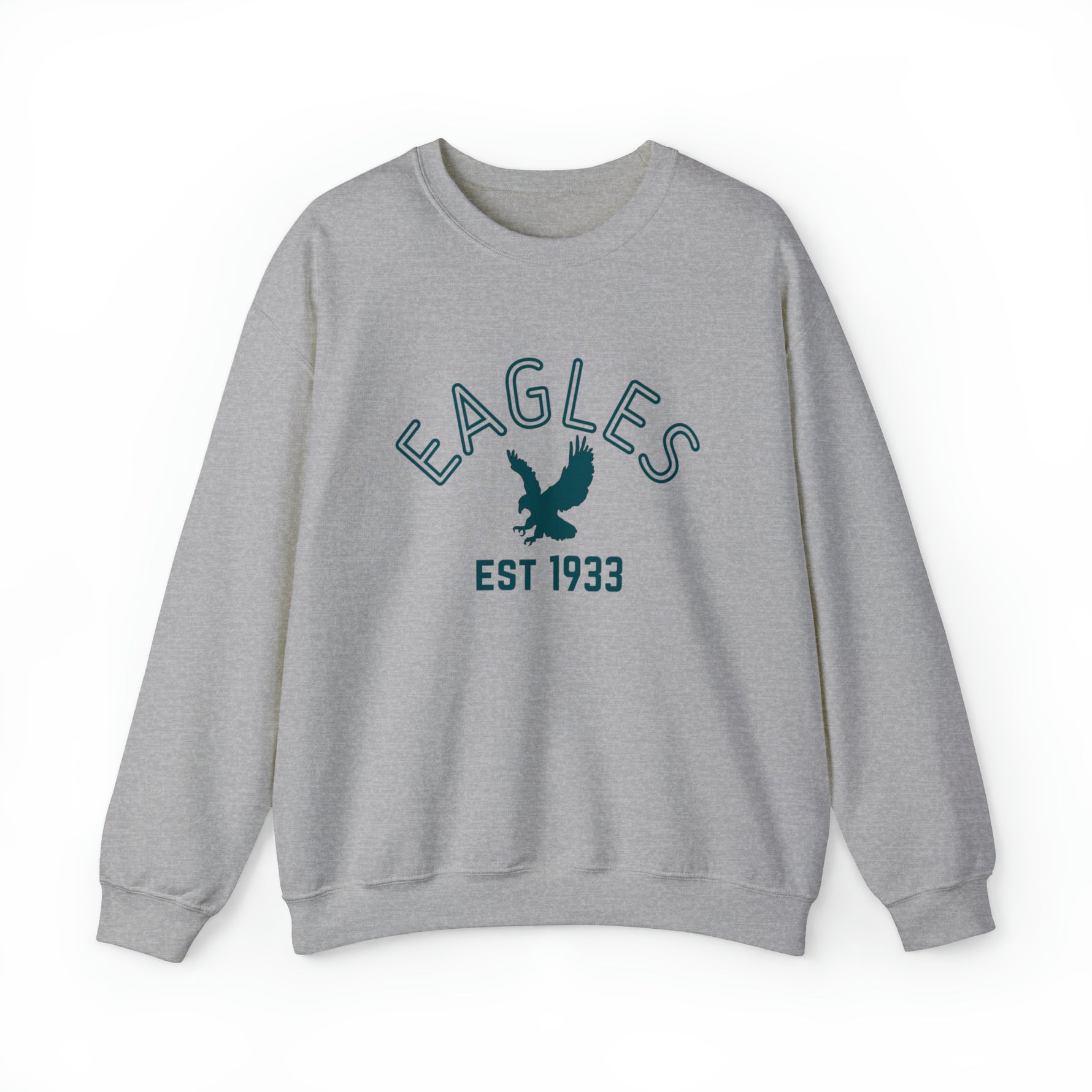 Vintage Eagles Kelly Green Jersey Sweatshirt - Home Field Fan