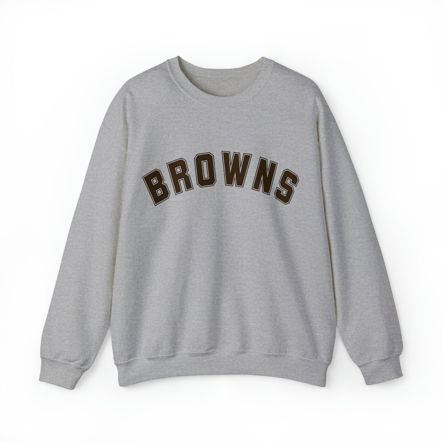 Retro Browns Cleveland Crew Neck Sweatshirt - Home Field Fan