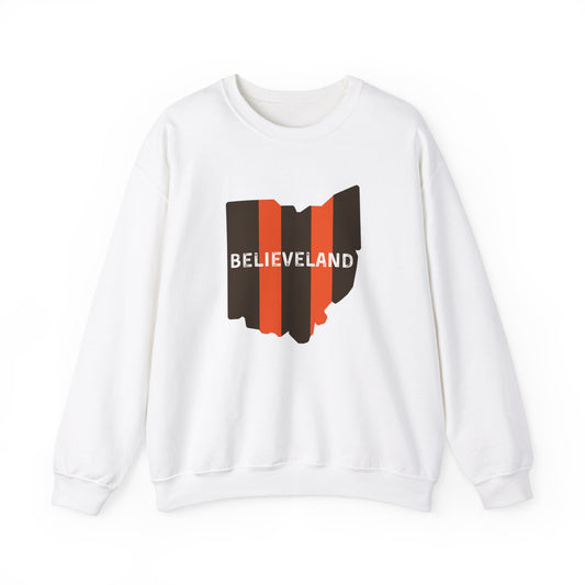 Believeland Crewneck Sweatshirt - Home Field Fan