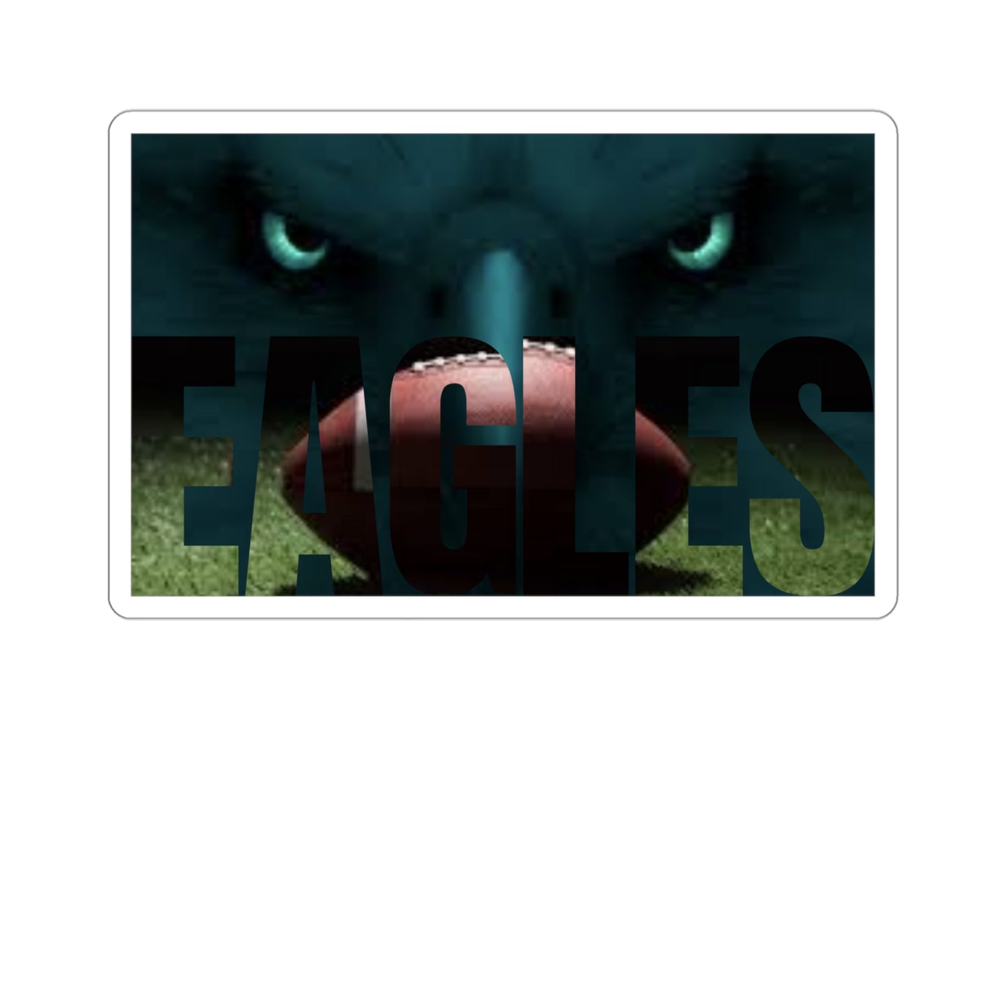 Eagles Football Vinyl Sticker