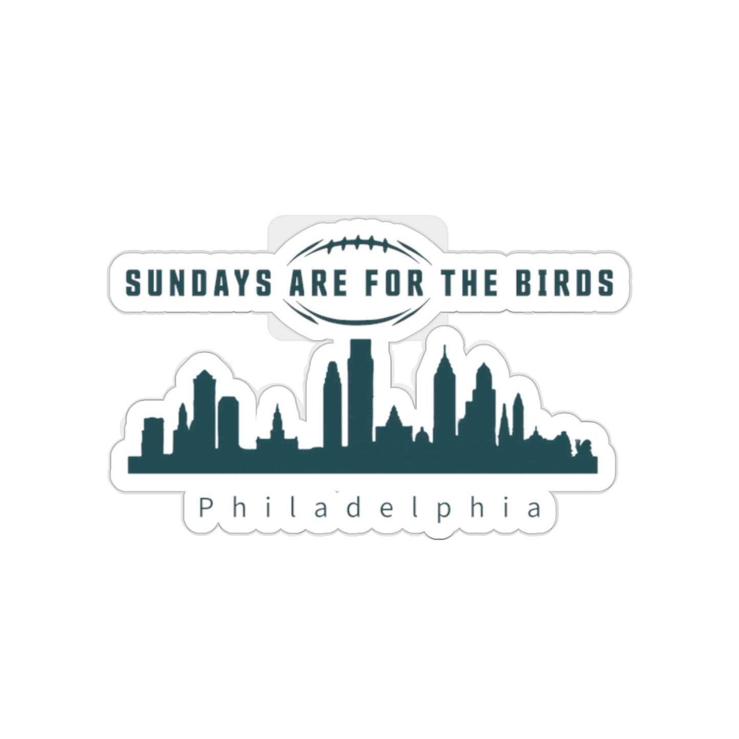 Sundays are for the Birds Vinyl Sticker