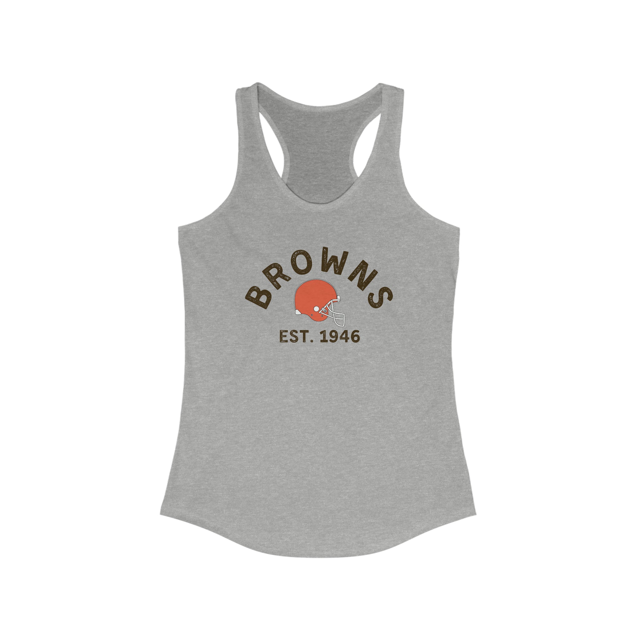 Women's Vintage Browns Racerback Tank - Home Field Fan