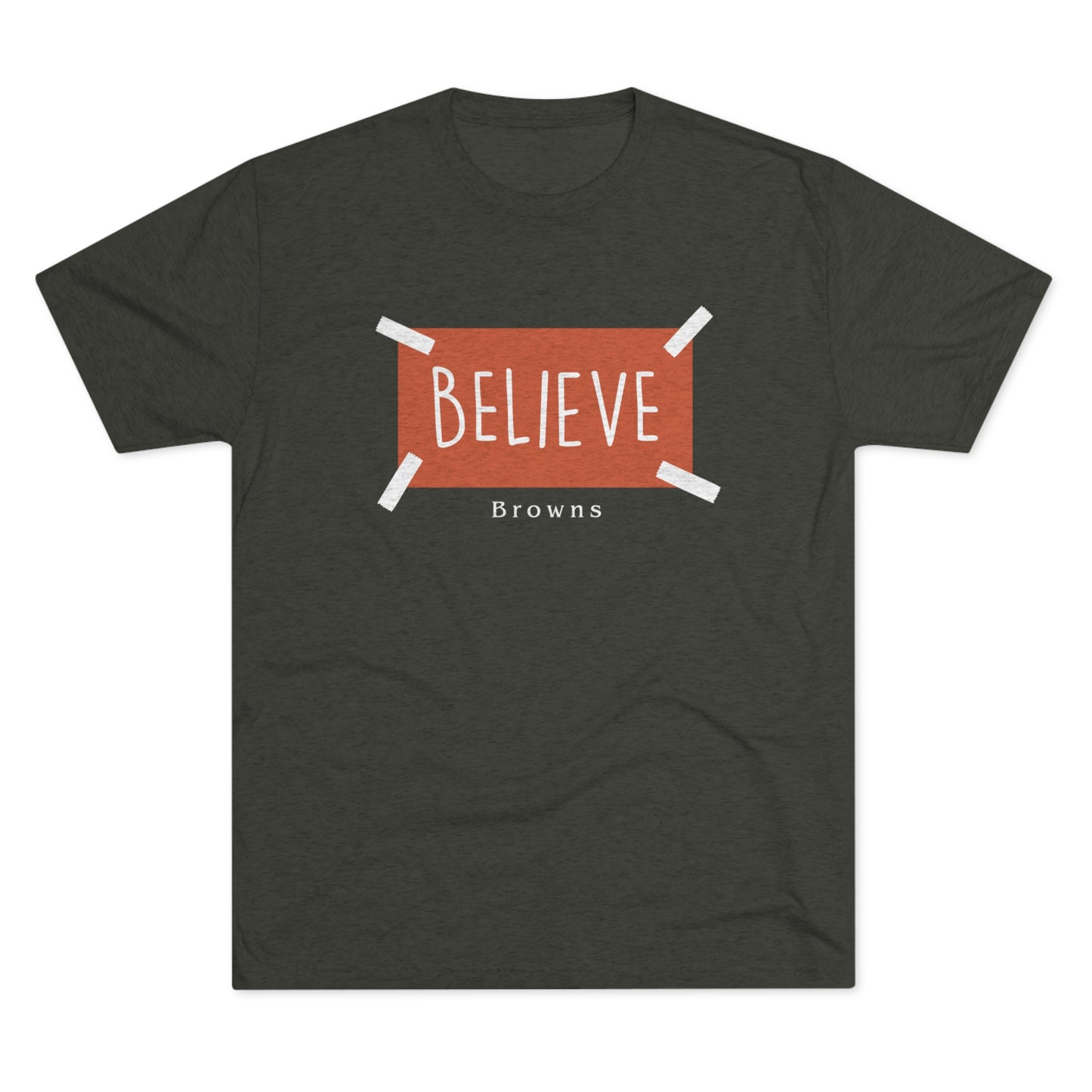 BELIEVE Cleveland Browns Tshirt - Home Field Fan